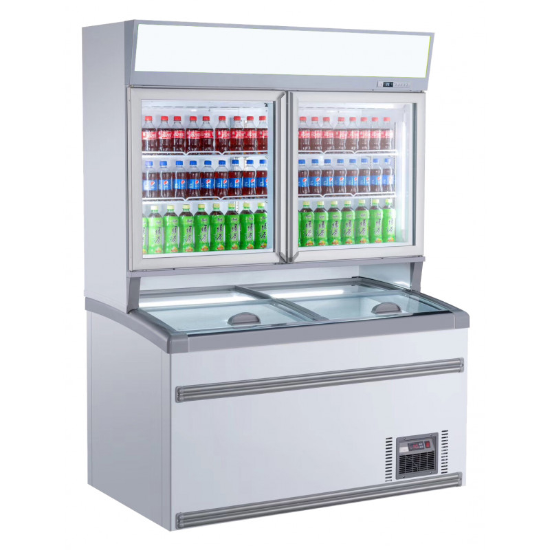 Vitrine Réfrigérée Murale Libre Service 2 - Négatif & Positif - Combisteel