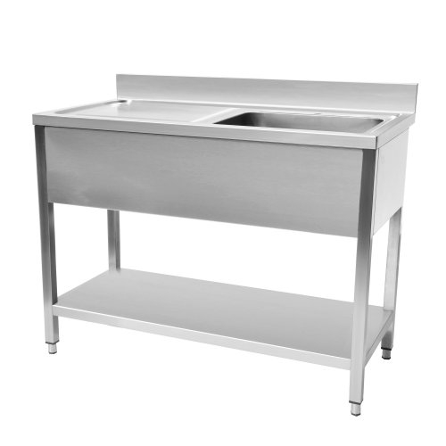 Plonge inox égouttoir gauche - 1000 x 600mm