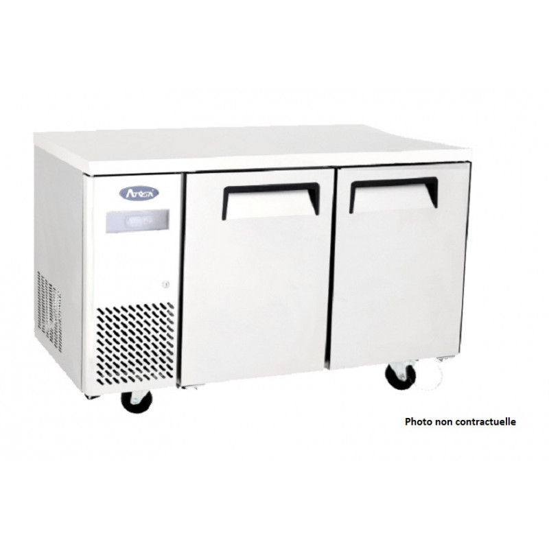 Table Réfrigérée Négative Compacte 2 Portes avec Dosseret - 270 à 370 L - Atosa