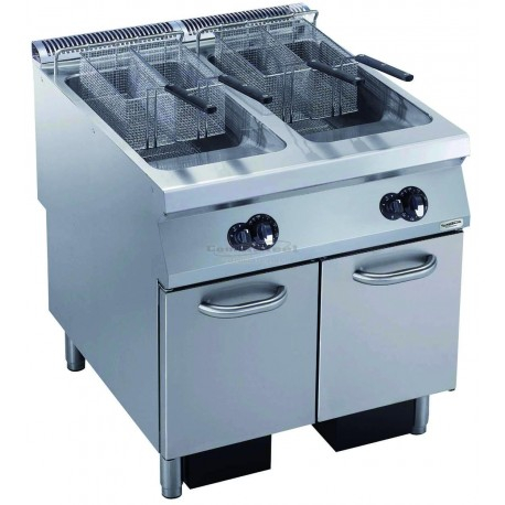 Friteuse À Gaz Pro - 2 X 23 Litres - 40 KW - Combisteel